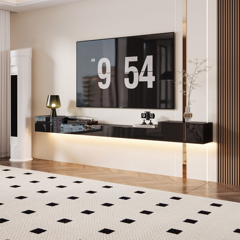 Meuble télé 110 po avec lumière DEL