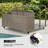Metal Towel Rack Poolside Organizer, Poolside Float Storage, Pool Float Caddy Cabinet Deck Box, Versatile Cart With Wheels