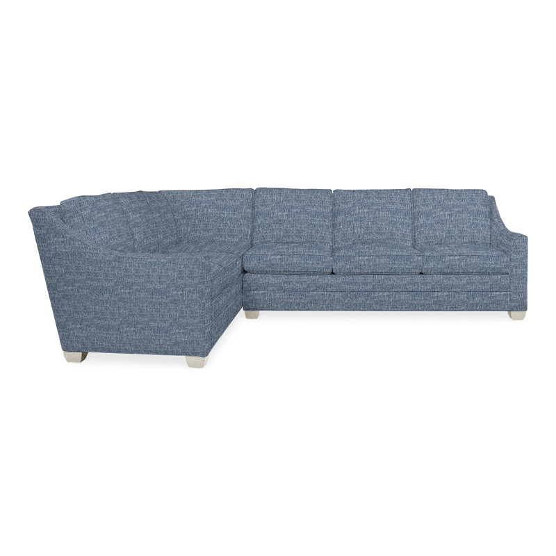 American Bungalow 2-Piece Nicholas Sectional, Wrenn, Ian Smoke, No