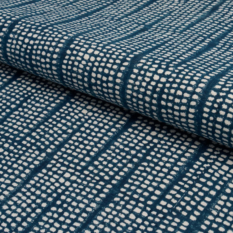 Tissu imprimé Noland Block, Indigo
