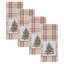  Ensemble de 2 torchons décoratifs Cozy Christmas