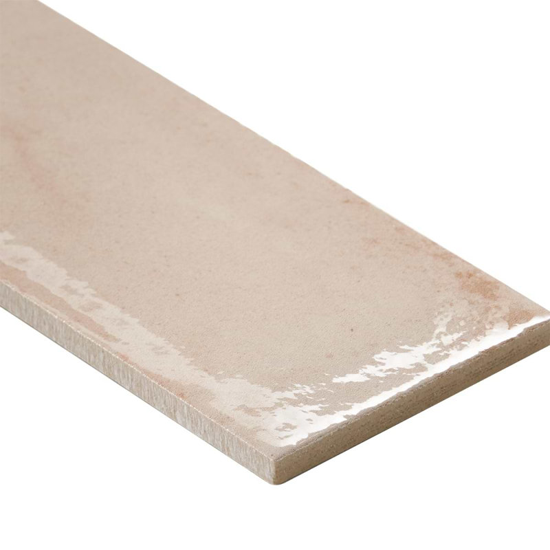 Paint 3x16 Glossy Porcelain Tile, Rosa Pink
