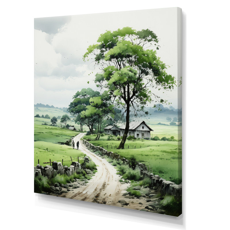 «Countryside Solitaire Countryside I», reproduction d'art sur toile, H 20 po x l 12 po x P 1 po