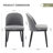Wooden Dining Chairs Set of,Modern Fabric Upholstered Dining Room Chair, Large Dining Room Kitchen Chairs with High Back and Deep Seat-118036637-118036639