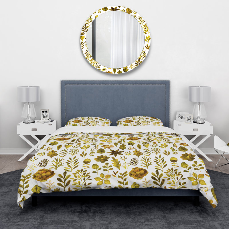 Ensemble de housse de couette moderne et contemporaine, Housse de couette très grand + 2 taies décoratives