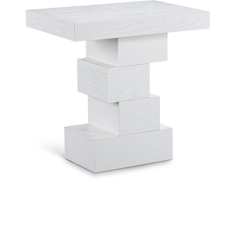 Howund End Table, White