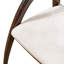 Rozella Solid Wood Curved Arm Chairs