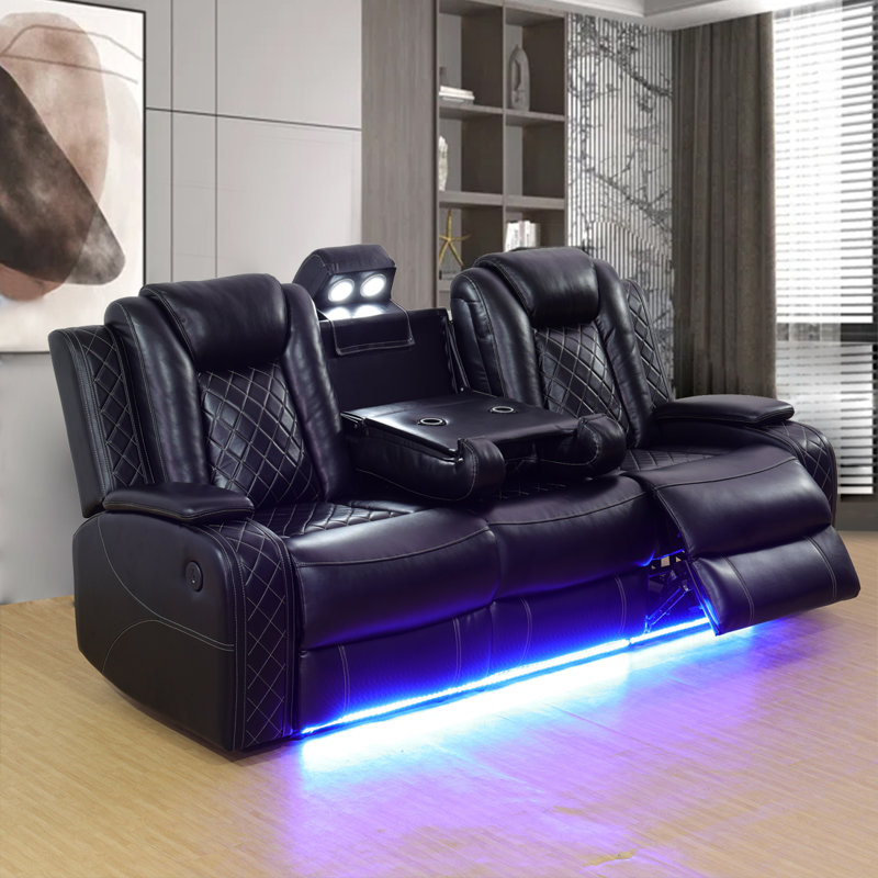 Carri Faux Leather Recliner