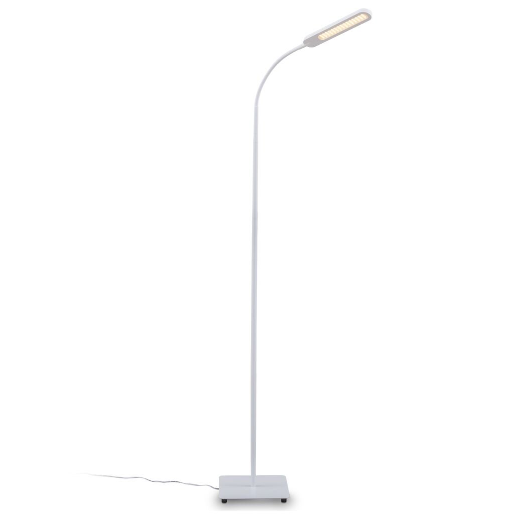 LED Stehlampe mit Memory & Touchdimmer - CCT - Weiß  - 135cm - Eine