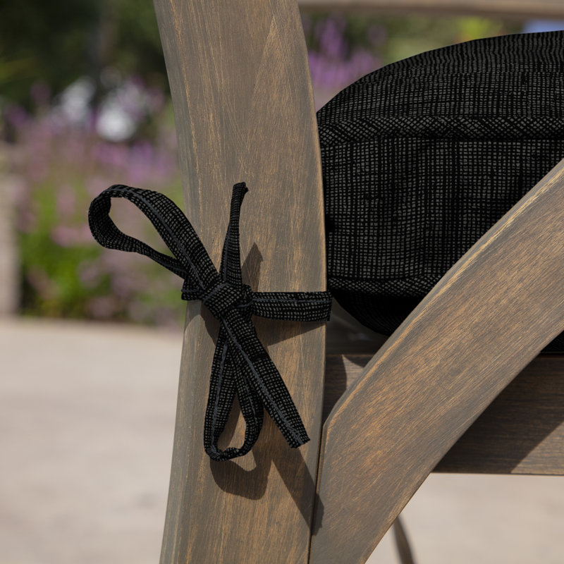 Coussin de siège d'extérieur 1 pièce ARDEN, Noir