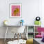 «Leopard on Pink Serenade», reproduction d'art sous verre, conception de Kim Allen-1700406027-1700406031