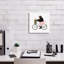  «Monkey Riding Bike» par John Hovenstine, art mural sur toile, 12 po x 12 po