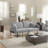 Folding Ottoman Sofa Bed with stereo (Gray)