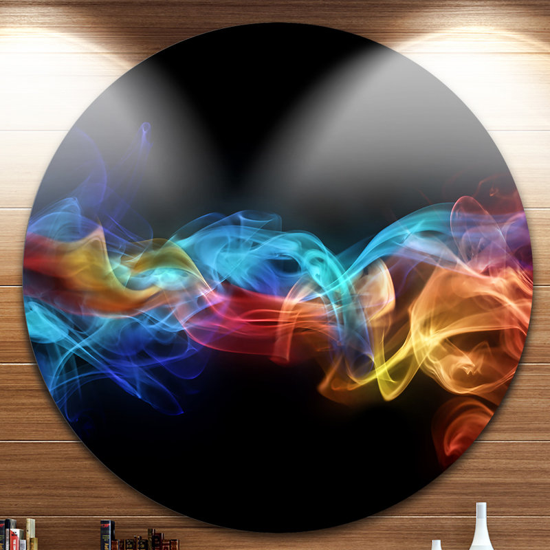 «Fire in Colors», impression sur métal, H 23 po x l 23 po x P 1 po