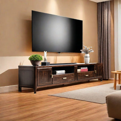 Ebony new Chinese TV cabinet
