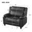 Fauteuil inclinable manuel en similicuir de 50 pouces de large pour le salon et la chambre à coucher-133689267