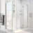 Unidoor-X 64" x 72" Rectangle Hinged Shower Enclosure-30840461-30840462