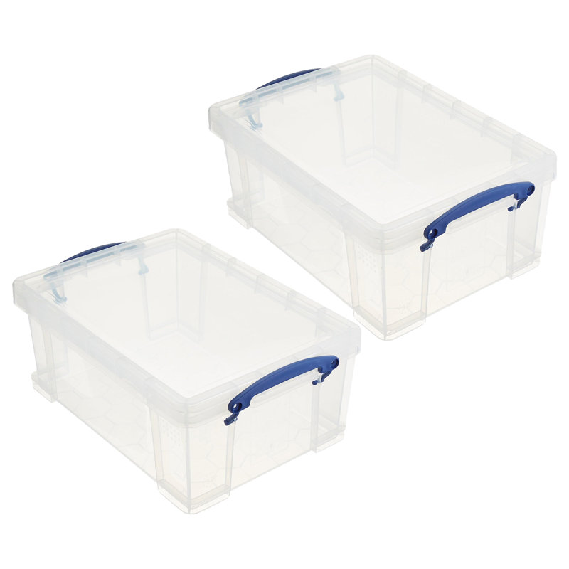 Ebern Designs Plastic Storage Tub & Tote, 9.51 qt, 2-Pack