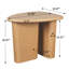 Table d'appoint de table fuselée (bois naturel)