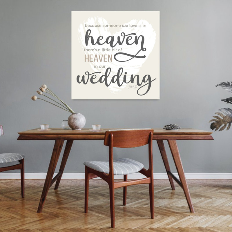 Heaven In Our Wedding, art contemporain, H 32 po x l 32 po