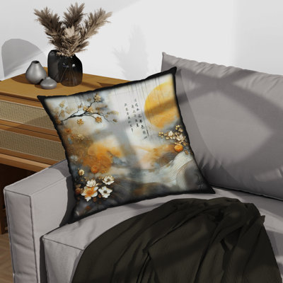 Asian Dawn Throw Pillow
