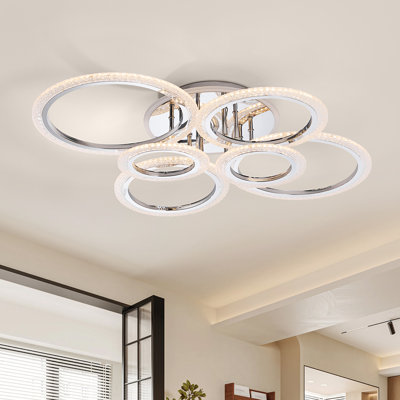 Aluminium LED Semi Flush Mount