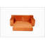 Canapé-lit confortable à assise profonde, petit canapé en velours côtelé moderne pour le salon et la chambre à coucher, coussins réversibles avec coussins, aucun assemblage requis-2140387740
