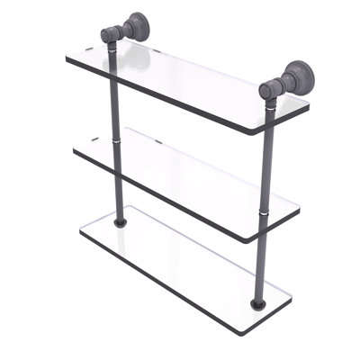 Freyja 3 Piece Glass with Towel Bar