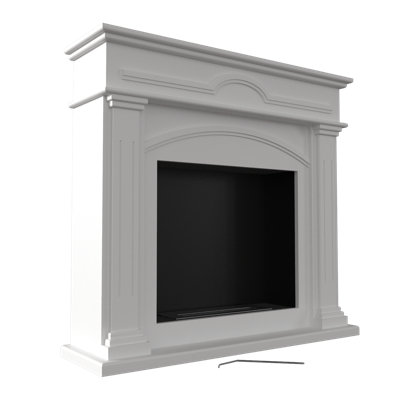 Glow N Embers Fireplace 37.8 " W Bio-Ethanol Fireplace