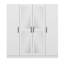 Armoire-penderie à miroir 4 portes avec 2 tiroirs-1862804532