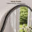 Irregular Wall Mirror with Metal Frame,Asymmetrical Decorative Mirror for Living Room, Hallway-167047328-167047330
