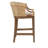 Handwoven willow barstool 25" high