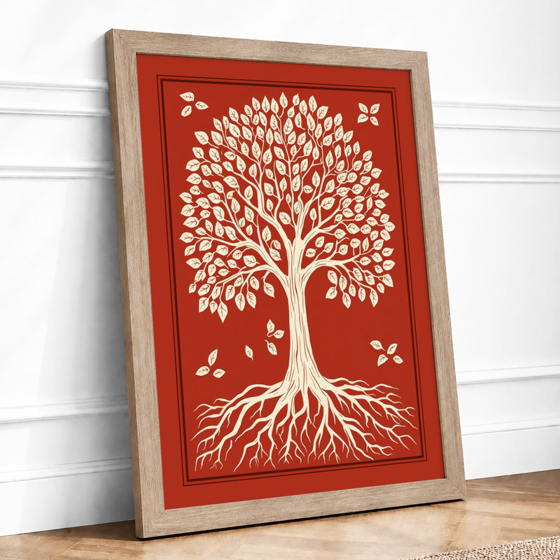 Tree Of Life Botanical - Print, Oak, A4 - 29.7 x 21.0 cm