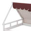 Lit-tente en bois avec tissu pour enfants Keyshia-249578291