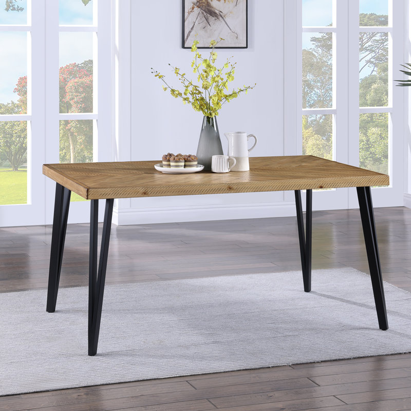 Table de salle à manger Carveth, Bois de chêne