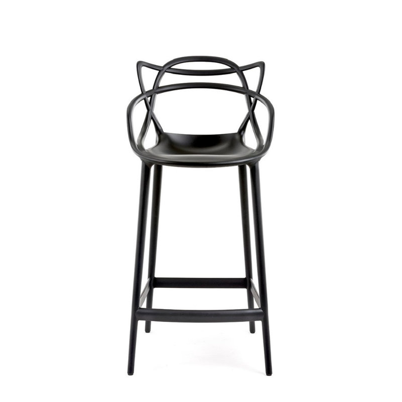 Tabouret de comptoir Cristobal Croza, Noir