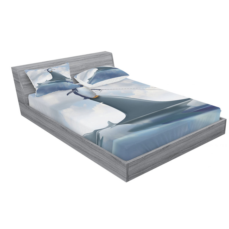 Microfiber Sheet Set, Full Sheet Set with Fitted Sheet