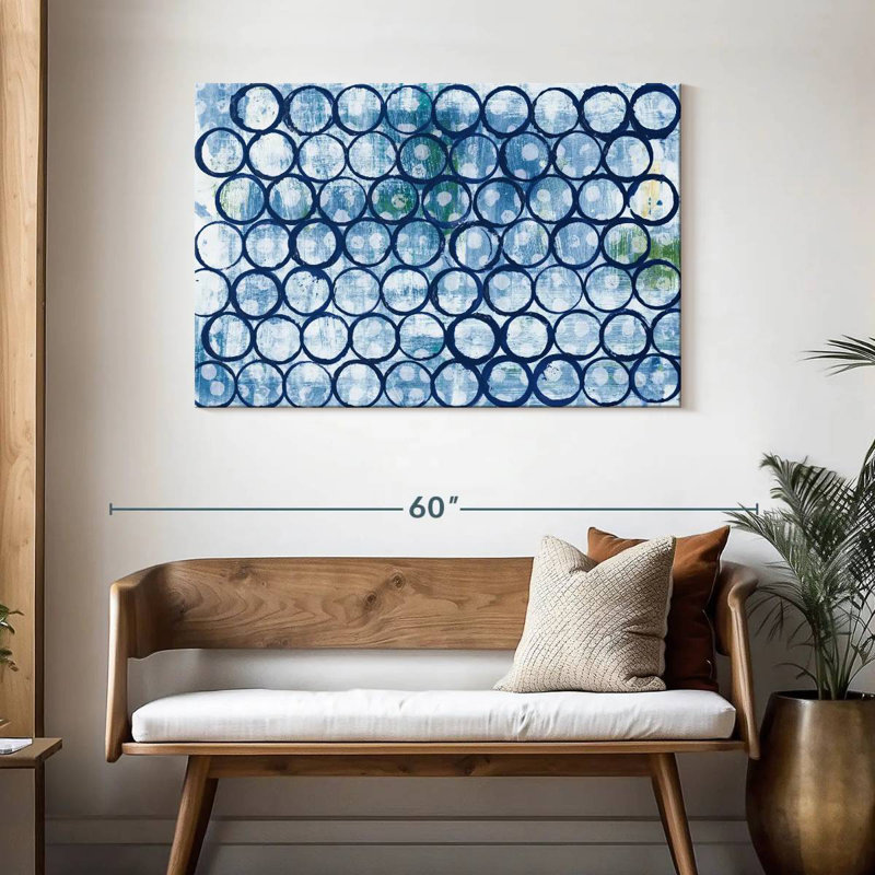 Avery Blue Eclipse I, 30" H x 45" W