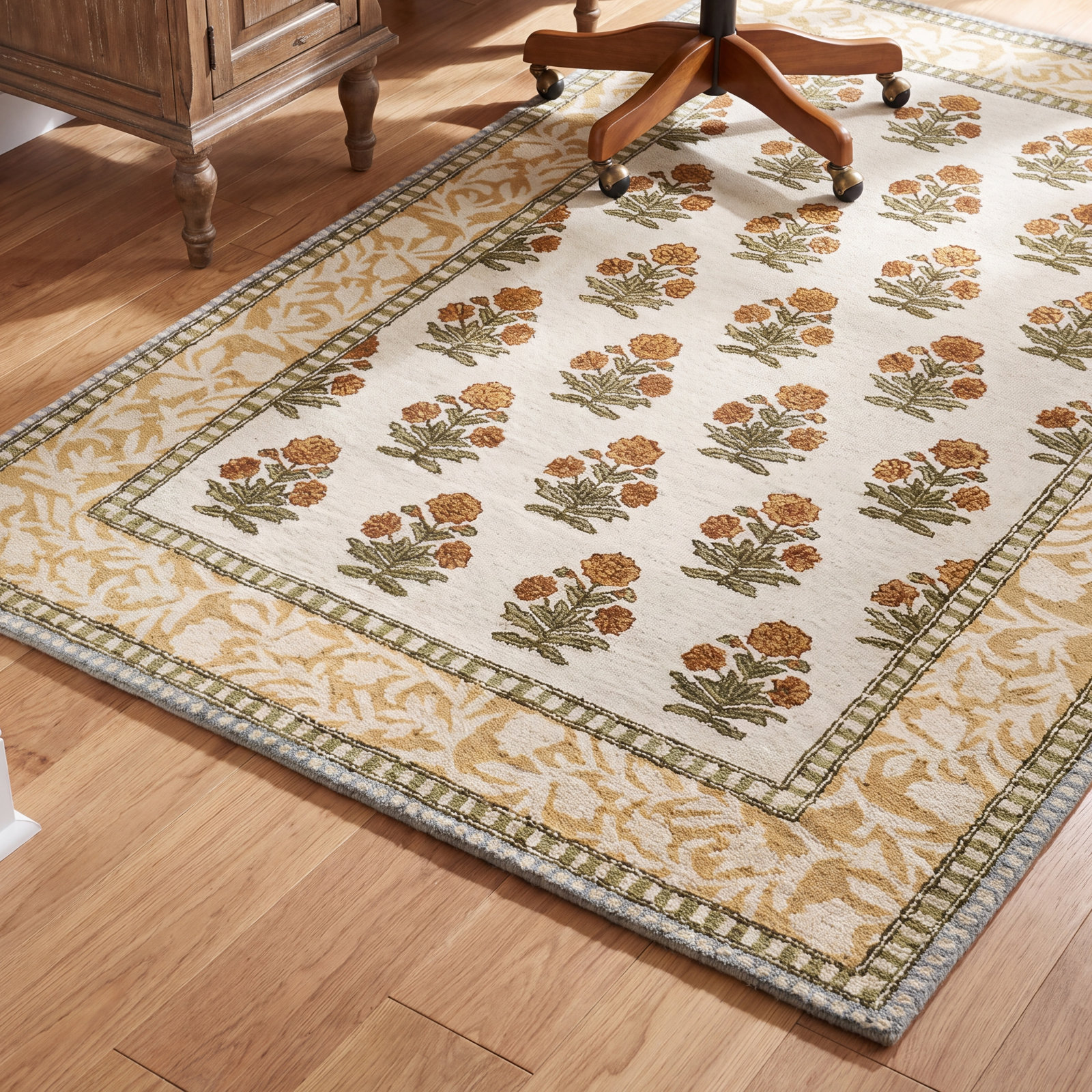 Alice Hand-Tufted Floral Wool Rug, 3'6" X 5'6"