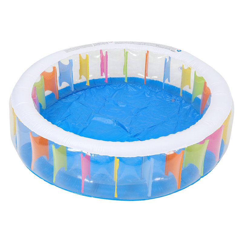 Vernay Plastic Round Inflatable Pool 50cm H x 190cm W x 190cm L