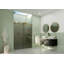 Equinox 56 - 60 in. x 60 in. Fully Frameless Gray Tinted Sliding Bathtub Door-828610934