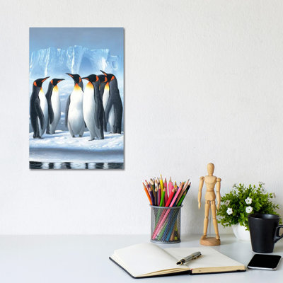 Penguins 1 Piece Wrapped Canvas Painting