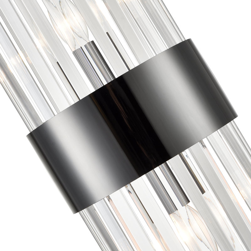 Gongora Stainless Steel Flush Mounted Sconce