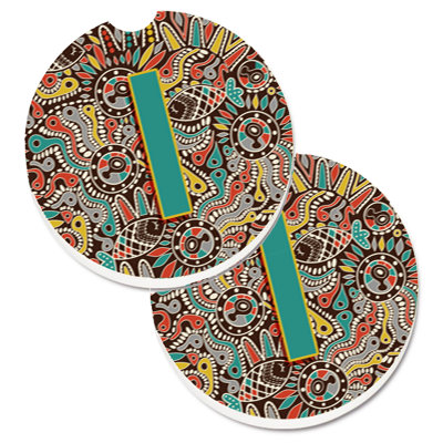 Sous-verre voiture tribal initial