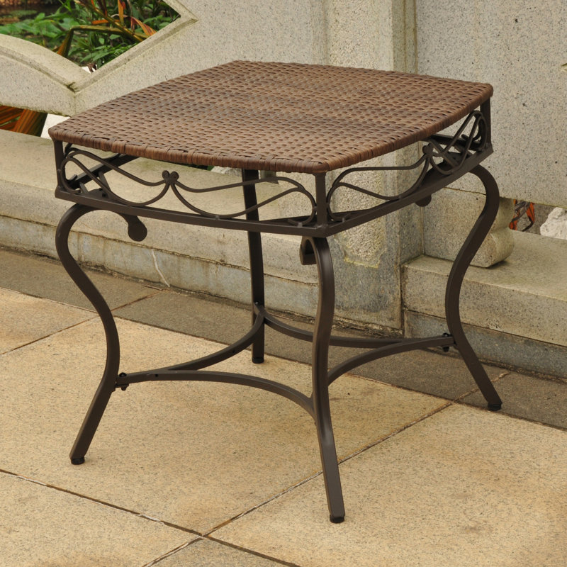 Table d'appoint Arvi, Brun antique