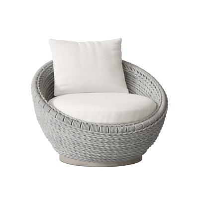 Savaii Outdoor Swivel Papasan Chair
