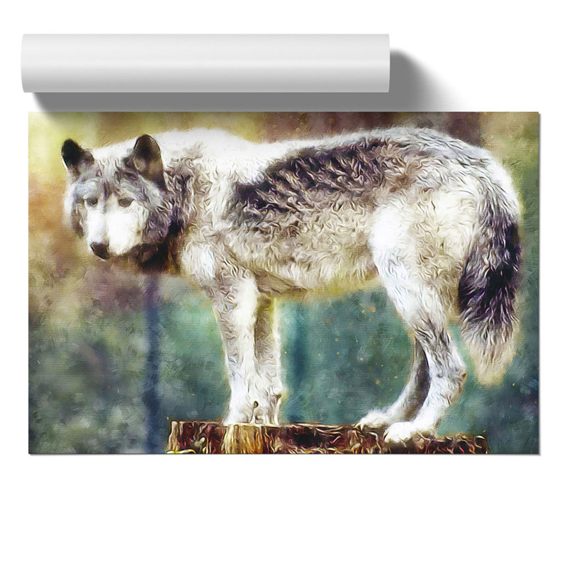 Abstract Wolf Vol.3 - No Frame Print, 21cm H x 30cm W x 0.1cm D