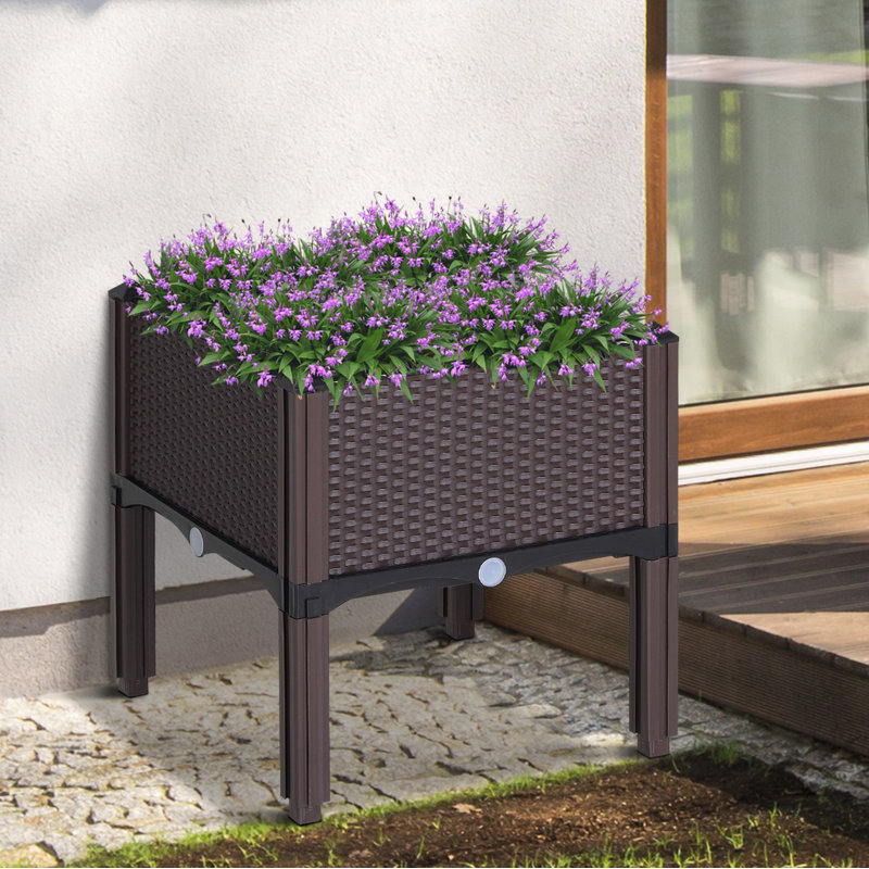 Jardinière surélevée Soudersburg, Brun, 1