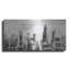 «Manhattan Skyline BW» par Silvia Vassileva, art mural en métal, 24 po x 12 po-1645619649