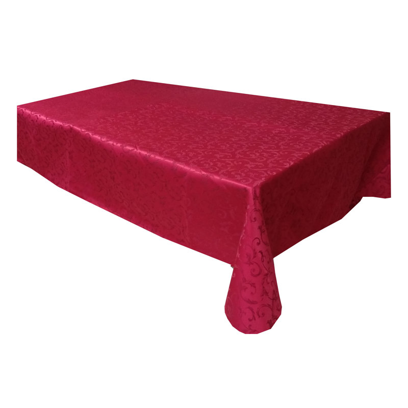Nappe imperméable Jacq (60 x 104 po) - Blanc, Rouge